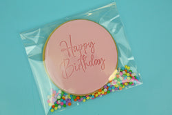 1 x Large HAPPY BIRTHDAY Cookie (11.5cm)