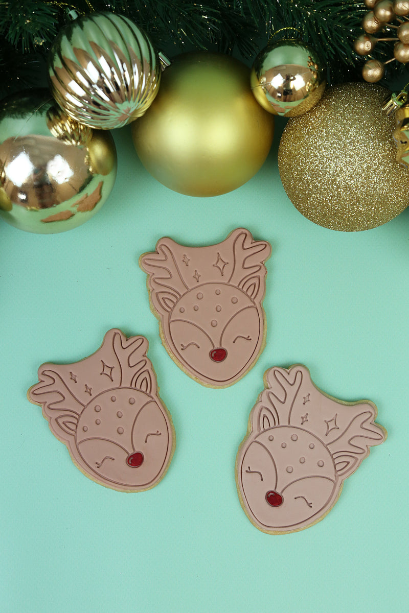 1 x Reindeer Cookie (9.5cm)