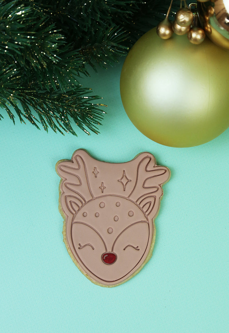 1 x Reindeer Cookie (9.5cm)