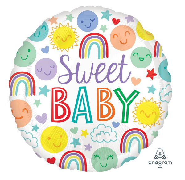 'Sweet Baby' Foil Helium Balloon