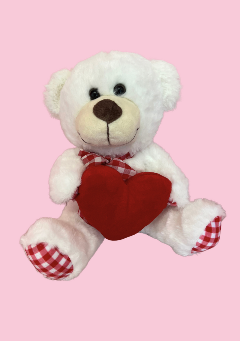 Teddy Bear with Heart (21cm)